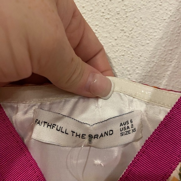 Faithfull the Brand Floral Maxi Dress Size 2 EUC - Picture 2 of 5